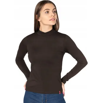 Dámské tričko LaTynka dámské golfové tričko s dlouhým rukávem, elegantní klasický dámský rolák bavlna, velikost L/XL