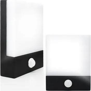 Venkovní osvětlení Venkovní nástěnné svítidlo s pohybovým a soumrakovým senzorem 18W