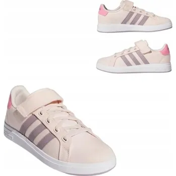 Chlapecké tenisky Adidas sportovní boty eko kůže růžové, velikost 31
