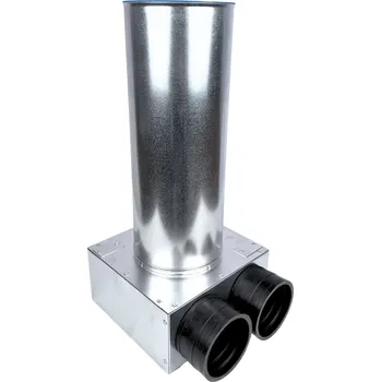 Rozdělovací box pro potrubní ventilaci fi 125 s 2x75 mm vývody