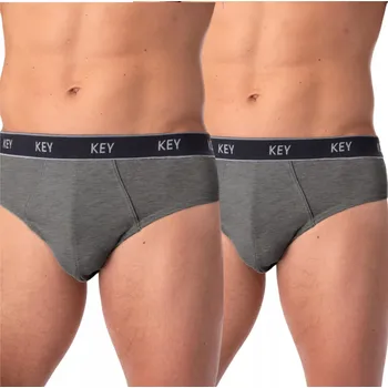 Slipy Pánské slipy Key Mpp 222 B25 A'2 M-2Xl L grafitové