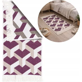 Koupelnová předložka Koupelnová předložka 40x70 cm Koberec Boho Oboustranný Moderní Dekorativní