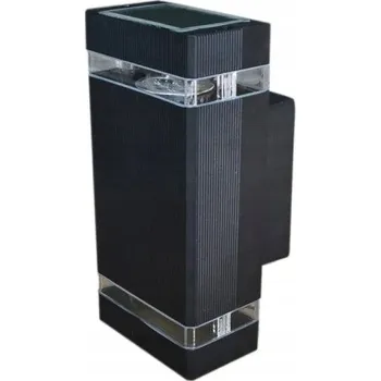 Nástěnné svítidlo Venkovní nástěnné svítidlo Lumilight čiré, černé GU10 7 W