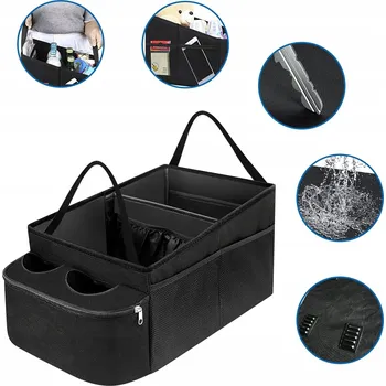 Organizér do auta Skládací voděodolný organizér do kufru auta, pevný, s víkem