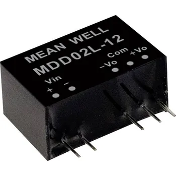Měnič napětí MEAN WELL MDD02N-15 DC/DC měnič napětí, modul 67 mA 2 W Počet výstupů: 2 x Obsah 1 ks