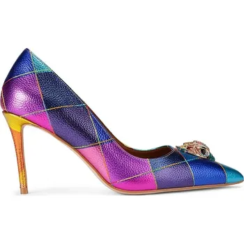 Dámské lodičky Kožené lodičky Kurt Geiger London Belgravia Eagle Court 3939969189 fialová 45X, EUR 40