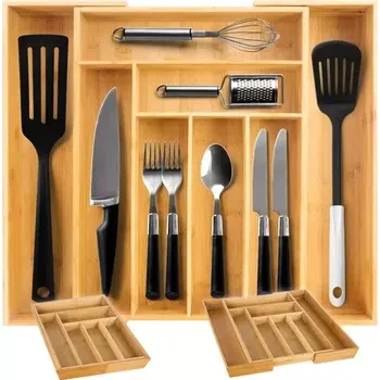 Příborník do zásuvky Ruhhy Bambusový organizér do šuplíků bambus