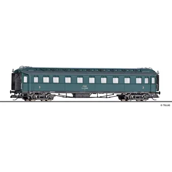 Modelová železnice Rychlíkový vůz ČSD 3. třída TT - Tillig 12009