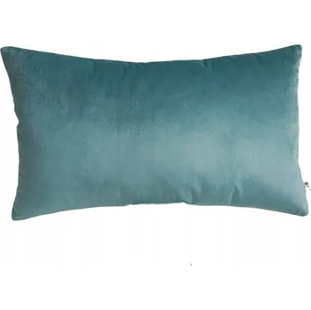 Povlak na polštářek Dekorační povlak na polštář Boho, velur/samet, modrá, 40x60 cm
