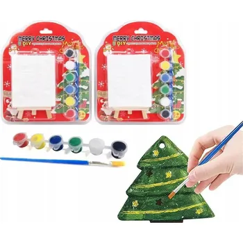 kreativní sada VÁNOČNÍ SÁDROVÝ ODLITEK K VYMALOVÁNÍ