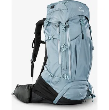 Sportovní taška SIMOND Dámský batoh na treking MT500 Air 45+10L ČERNÁ|ŠEDÁ