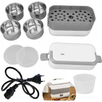 Dóza na potraviny 200W ELEKTRICKÝ OBĚDOVÝ BOX 0.5L OHŘÍVAČ jídla Nádoba NA POTRAVINY