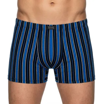 Boxerky Pesail Pánské bambusové boxerky trenkoslipy FM 608 – Nadměrné velikosti Barva: Modrá, Velikost: 7XL 3+1 ZDARMA (přidejte 4 ks do košíku)