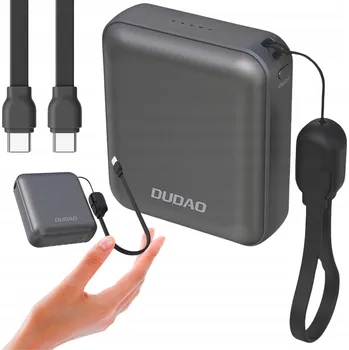 Powerbanka Powerbank Dudao 10000 mAh šedý