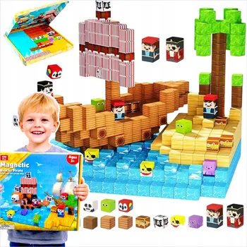 ostatní stavebnice STAVEBNICE PIXEL 100 DÍLKŮ PANÁČEK STATED 3D KONSTRUKČNÍ XL