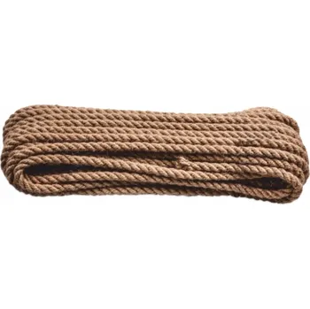 Lany Jutový provaz 20 mm 20 m pevný silný dekorativní stavební