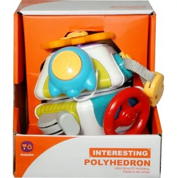 Smyslová kostka zručnosti 10v1 – Vzdělávací Hračka pro nejmenší děti