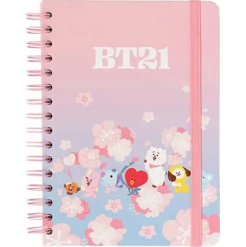 Sešit Notes A5 Grupoerik BT21 růžový