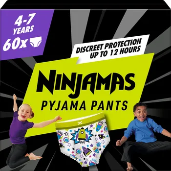 Plenkové kalhoty Plenkové Kalhotky Pampers Pants Velikost 7 60 ks