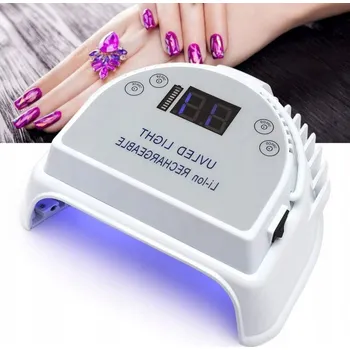 UV/LED LAMPA NA NEHTY 64W MANIKÚRA PEDIKÚRA VESTAVĚNÁ BATERIE 7000MAH
