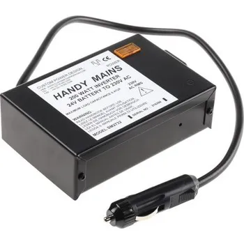 Měnič napětí DC/AC měnič do automobilu, stálý výkon: 200W, vstupní: 22 → 30V dc, výstup: 230V ac