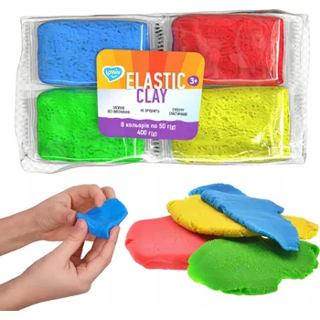 Modelovací hmota Sada plastelínových koláčů pro modelování Modelovací Hmota, 8 barev