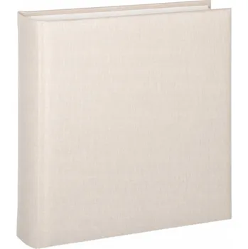 Fotoalbum Béžové album na fotografie k vlepování, 50 listů, lněné desky Goldbuch