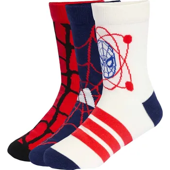 Dětské ponožky adidas Adidas Marvel Kids Spider-Man Socks Pure Ruby/Dark Blue/Off White XS