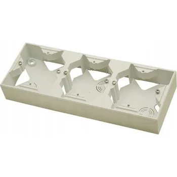 Elektroinstalační krabice Elektroinstalační krabice na omítku Ospel 82 x 224 x 35 mm