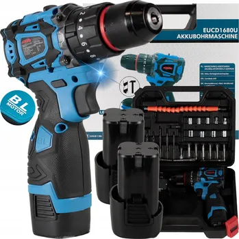 Aku Šroubovák Eurotec s akumulátorovým napájením 16.8 V EUCD1680-U_ELEKTRO-SELL