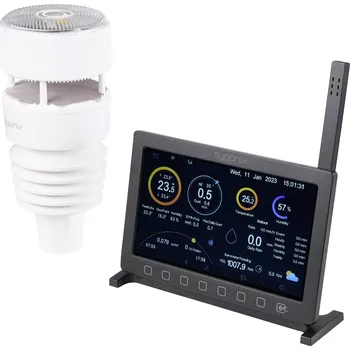 Meteostanice Sygonix SY-5479628 internetová meteostanice Předpověď pro 2 dny Počet senzorů (max.) 8 ks