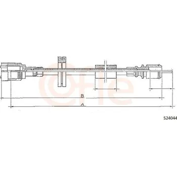 Náhon tachometru Hřídel tachometru COFLE 92.S24044