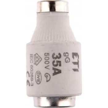 Pojistková vložka zpožděná DIII gG 35A/500V 002313401 ETI