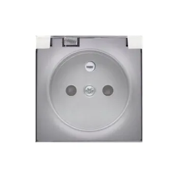 Elektrická zásuvka Elektrická Zásuvka nástěnná Kontakt-simon stříbrná