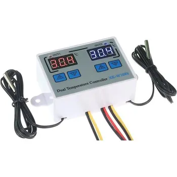 Termostat Digitální termostat duální XK-W1088, -50 až plus 110°C, napájení 12V