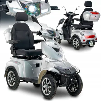 Elektrický invalidní skútr Čtyřkolový invalidní skútr pro jednu osobu Bili Bike, vícebarevný