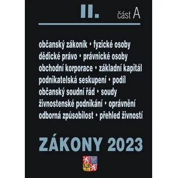 Zákony II A 2023 Občanský zákoník
