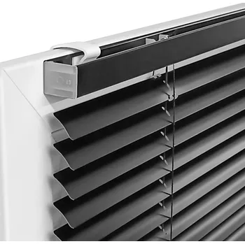 Žaluzie Hliníková žaluzie 25 mm ČERNÁ horizontální hotová na míru 90x220 cm