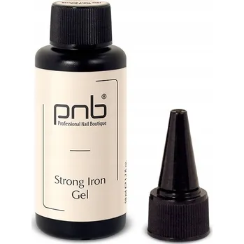Lak na nehty PNB UV/LED Strong Iron Gel, Průhledný (Clear), 50 ml