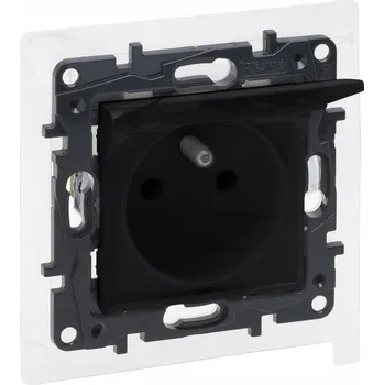 Elektrická zásuvka Černá nástěnná Elektrická Zásuvka Legrand