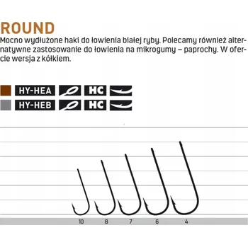 Rybářský háček Háčky Jaxon černé s otřepem, velikost 10 10 ks