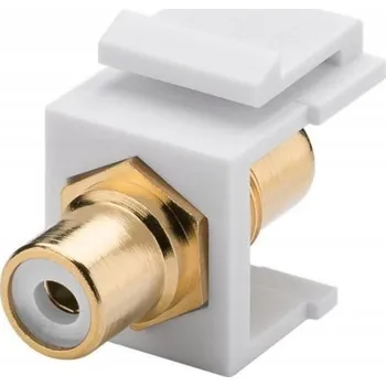 Elektrická zásuvka Internetová zásuvka Goobay bílá