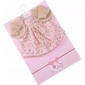 Květované šaty pro panenku, 20 cm