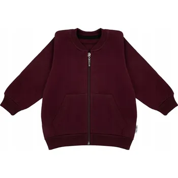 Chlapecká mikina Chlapecká mikina bomber se stojáčkem bordó Nicol, vel. 104