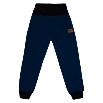 Chlapecké kalhoty Softshellové kalhoty basic s fleecem - Tmavě modré - skladem Velikost: 128