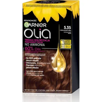 Barva na vlasy Garnier Olia Permanentní barvení Barva na vlasy - 5.35 Čokoládově hnědá