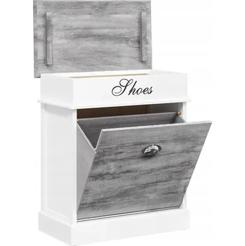 Botník Botník VidaXL 50 x 58 x 28 cm, odstíny šedé