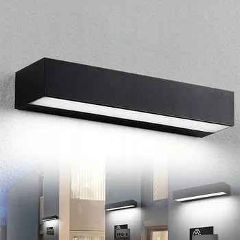 Nástěnné svítidlo LED Dlouhé Nástěnné Svítidlo VILLA WALL LIGHT IP65 18W 30cm Studená Bílá