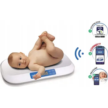 Osobní váha Laica Elektronická váha pro děti Ps7030, měření pohybu, Bluetooth