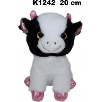 plyšák MAZLÍČEK pro děti ke hraní KRAVA Figurka Plyšák pro děti